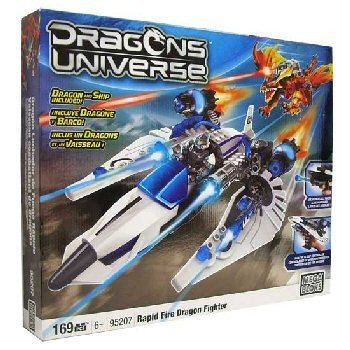 Mega Bloks Dragon Battle - Боен Изтребител и Дракон