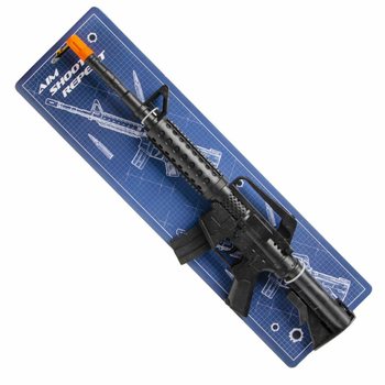 Играчка пушка M16 с тракащ звук на карта (6 броя)