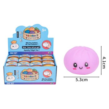 RAGE - Squishy Bun Dumplings МАЛЪК (5.3x5.3x4.1 см) - Viral 2026 Fidget Toy (24 бр.)