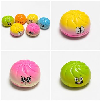 RAGE - Squishy Dumplings ГОЛЯМ (Размери 9 x 9 x 4 См) - Viral 2026 Fidget Toy - С ХЕДЪР КАРТА (24 бр.)
