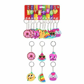 КЛЮЧОДЪРЖАТЕЛИ - FUNNY SWEET FRUIT (12 бр.)