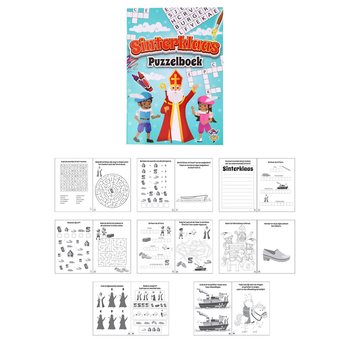 Книжка с Пъзели и Занимания Sinterklaas (комплект 48 бр.)