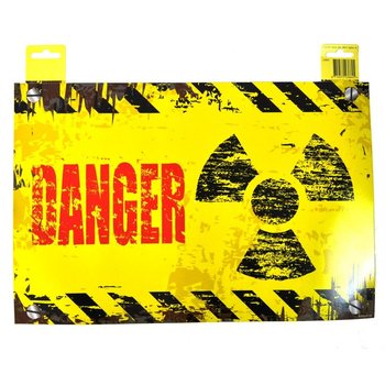 ДЕКОРАТИВНА ТАБЕЛА ЗА ВРАТА - "DANGER" / "KEEP OUT" (12 бр.)