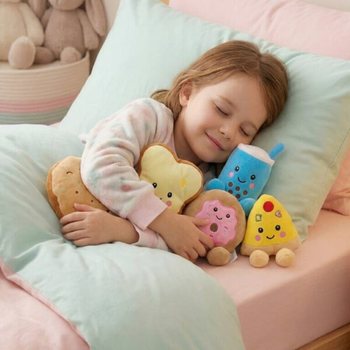 ПЛЮШЕНИ ИГРАЧКИ ХРАНИ - 13 СМ - МИКС ВИДОВЕ (12 бр.)