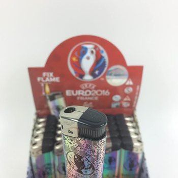 Електрически запалки UEFA EURO 2016 в дисплей - 50 бр (Разпродажба)