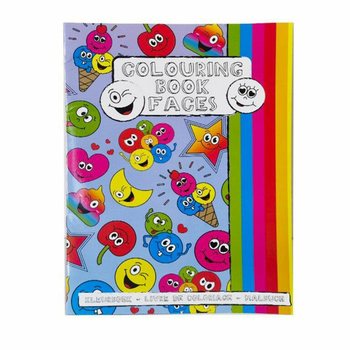 A4 Книжка за Оцветяване Смайли със Стикери (12 Броя)