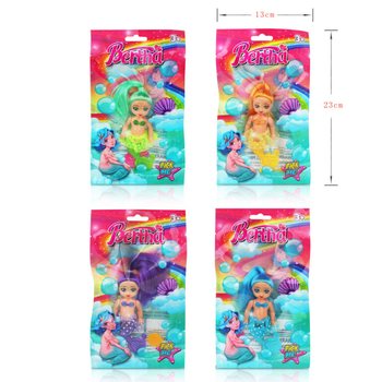 КУКЛА РУСАЛКА MERMAID В ПОДАРЪЧНА ТОРБИЧКА - МИКС ЦВЕТОВЕ (24 бр.)