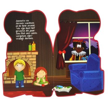Голяма Книга от Пяна 'Piet' Помощник на Свети Николай 30 см (11 бр.)