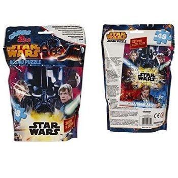 Пъзел Star Wars в непрозрачно пликче изненада Blindbag 38,1 x 28,5 см (12 бр.)