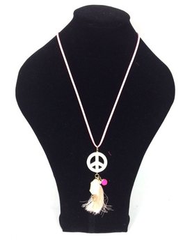 Колие в Стил Ибиса Сьомга Peace Buddha (1 бр)