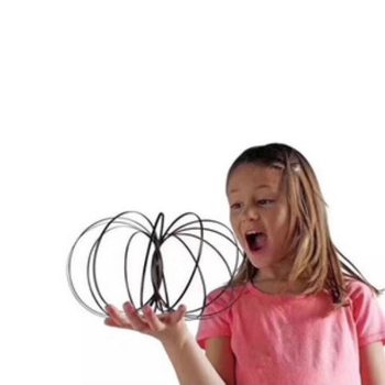 Magic Rings / Flow Rings - Кинетичен 3D Магически Пръстен - СРЕБРИСТ | В КУТИЯ (10 бр.)