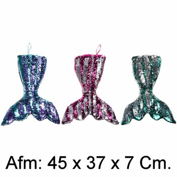 XL Плюшена Възглавница Опашка на Русалка - 45 см - Микс Цветове (4 бр.)