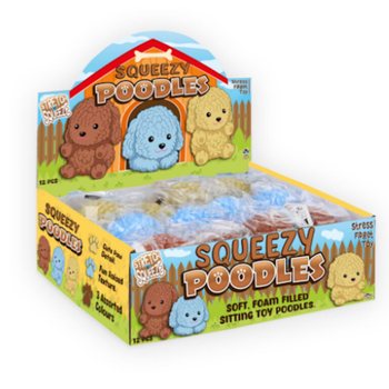 Разтегливи Пудели Squishy в Дисплей (12 броя)