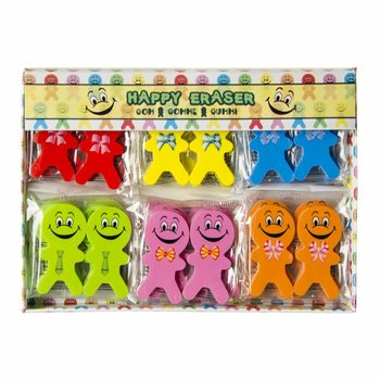 Весели гумички Smiley от 2 части (36 комплекта)