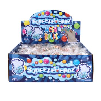 Мрежести Сквиши Топки SQUEEZY BEADZ в Дисплей (36 бр.)