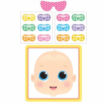 ИГРА ЗА BABY SHOWER - STICK THE DUMMY (12 броя)