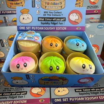 RAGE - Squishy Bun Dumplings ГОЛЕМИ - ONE SET PU FOAM SQUISHY EDITION (12 бр.)