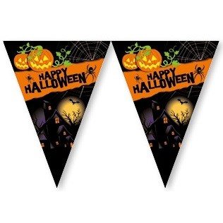 Гилза със Знаменца Happy Halloween - 2,3 Метра (6 бр.)