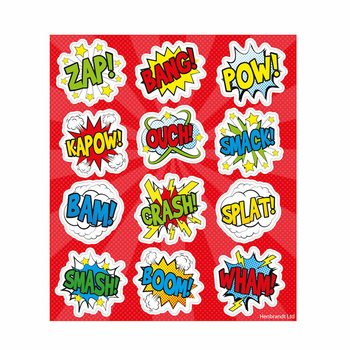Забавни Стикери: Дисплей Comic Signs (120 бр.)