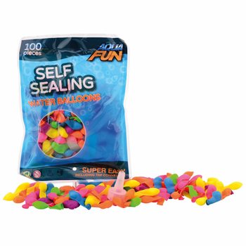 AQUA FUN - 100x Самозатварящи се Водни Бомби (6 броя)