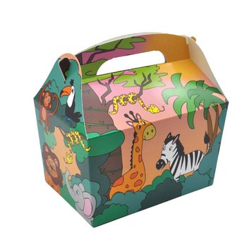 МЕНЮ КУТИЯ МОДЕЛ: ДЖУНГЛА ЖИВОТНИ - 18.5x12x19 CM - FOODBOX - KIDSBOX (24 бр.)