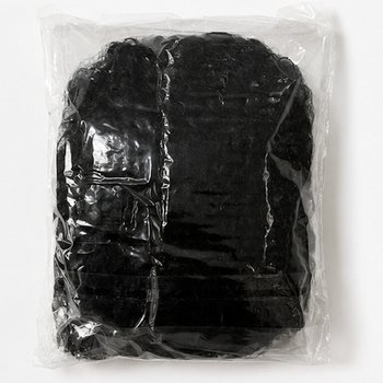 Детска перука Piet с черни къдрици и 2 плитки (1 бр.)