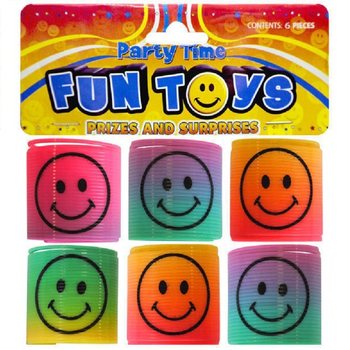 6 БРОЯ МИНИ СПИРАЛИ SMILEY Ø3.5 CM В ПЛИК (6 ПЛИКА)