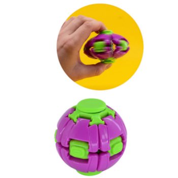 SPIN & POP FIDGET СПИНЪР ТОПКА - SPIN SHIFT BALL - В ДИСПЛЕЙ (24 бр.)