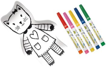 SES My First - Плюшена котка за оцветяване (1 бр.)