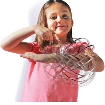 Magic Rings / Flow Rings - Кинетичен 3D Магически Пръстен - СРЕБРИСТ | В КУТИЯ (10 бр.)