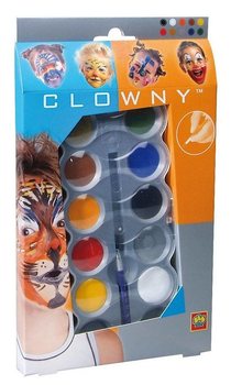 SES Clowny Акварелни Бои за Лице (10 Цвята) (1 бр.)