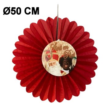 ДЕКОРАТИВНО ВЕЧЕРИЛО SINTERKLAAS &Oslash;50 CM - СГЪВАЕМО (6 бр.)