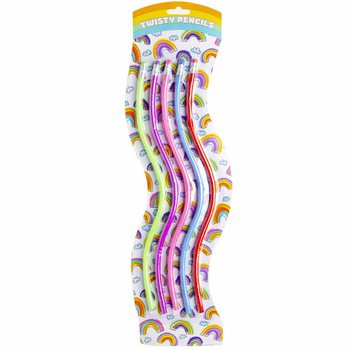 Комплект от 5 части огъващи се моливи Twisty XL на картон (10 бр.)
