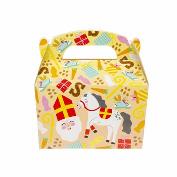 Кутийки за лакомства Свети Николай 12x12.5x6 см (12 бр.)