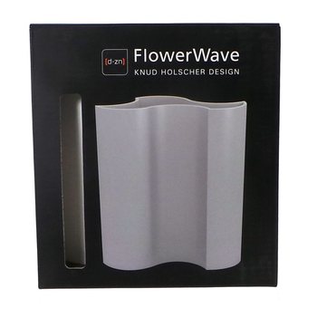 D-ZN - Ваза за Цветя FLOWERWAVE - Бяла (1 бр.)