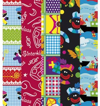 Ролки Хартия за Опаковане Свети Николай Sinterklaas 250 x 50 см (5 бр.)