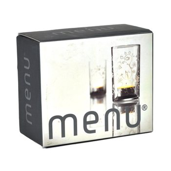 MENU - Поставка за чаени свещи със заскрежен мотив, комплект от 2 части (1 компл.)