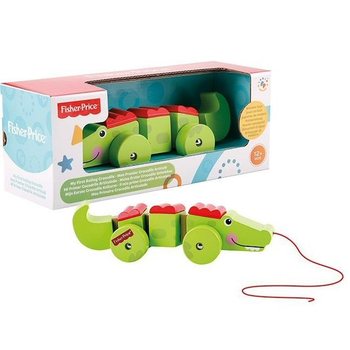 Fisher-Price Моят Първен Дървен Крокодил с Движение (2 бр.)
