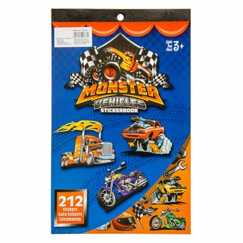 Книга със стикери Monster Truck 212 части (12 бр.)