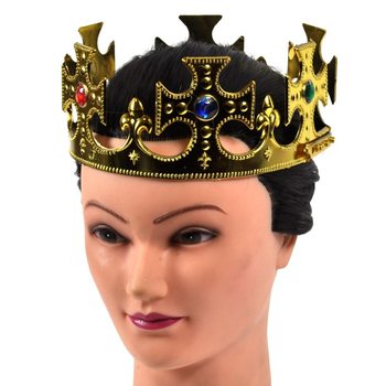 Златна кралска корона - модел кръст (12 бр.)