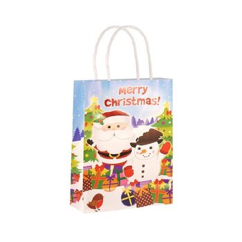 Подаръчни Торбички MERRY CHRISTMAS 14x21x7 cm (24 бр.)