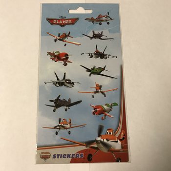Лист със стикери: DISNEY PLANES, Разм. 20 x 10 см (10 бр.)
