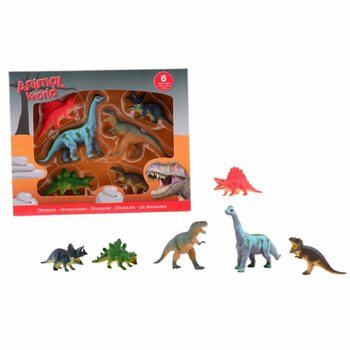 ANIMAL WORLD - Комплект Динозаври (6 фигури)