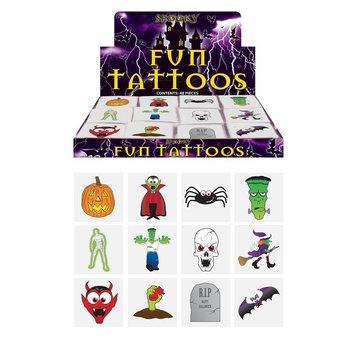Fun Tattoos – Модел Halloween (48 опаковки x 12 бр.)