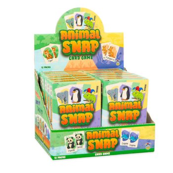 ИГРА С КАРТИ ANIMAL SNAP - ИГРА С ЖИВОТНИ 36 КАРТИ - В ДИСПЛЕЙ (12 бр.)