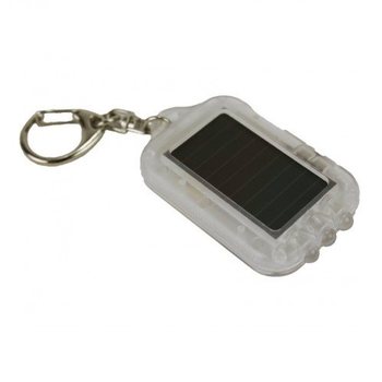 СОЛАРЕН КЛЮЧОДЪРЖАТЕЛ С LED СВЕТЛИНА - ПРОЗРАЧЕН (20 бр.)