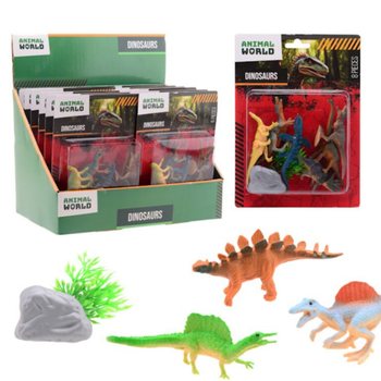 ANIMAL WORLD - Комплект Динозаври 8 Части - В Дисплей (12 бр.)