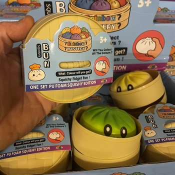 RAGE - Squishy Bun Dumplings ГОЛЕМИ - ONE SET PU FOAM SQUISHY EDITION (12 бр.)