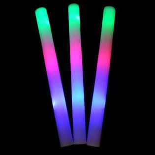 LED Светещи Пръчки от Пяна - Многоцветни в Дисплей (24 бр.)