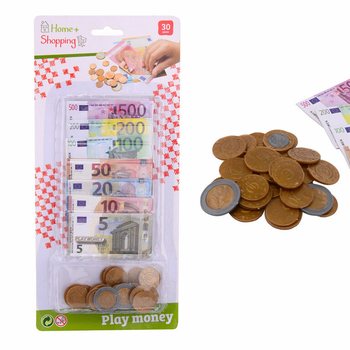 HOME SHOPPING - ЕВРО ИГРАЧКИ ПАРИ И БАНКНОТИ НА КАРТА (6 бр.)